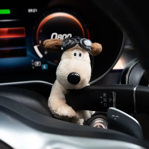 Cute Plush Puppy Car Wiper Switch Decoration