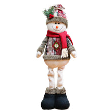 Stretch-Leg Christmas Plush Dolls