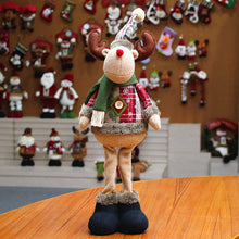 Stretch-Leg Christmas Plush Dolls