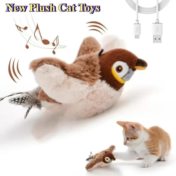 Electric Catnip Bird Toy