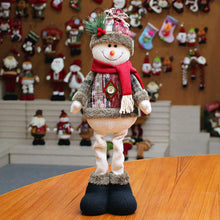 Stretch-Leg Christmas Plush Dolls
