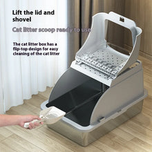 Enclosed Stainless Steel Cat Litter Box
